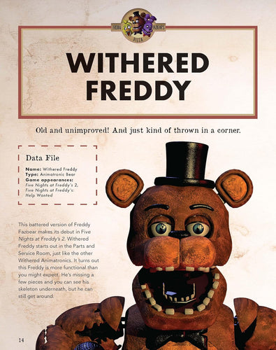 Five Nights at Freddy's - Official Character Encyclopedia