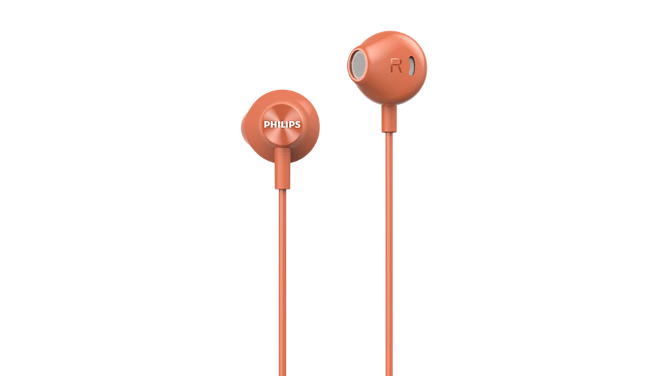 Philips Earbuds Headphones With Mic TAE2000OR/97