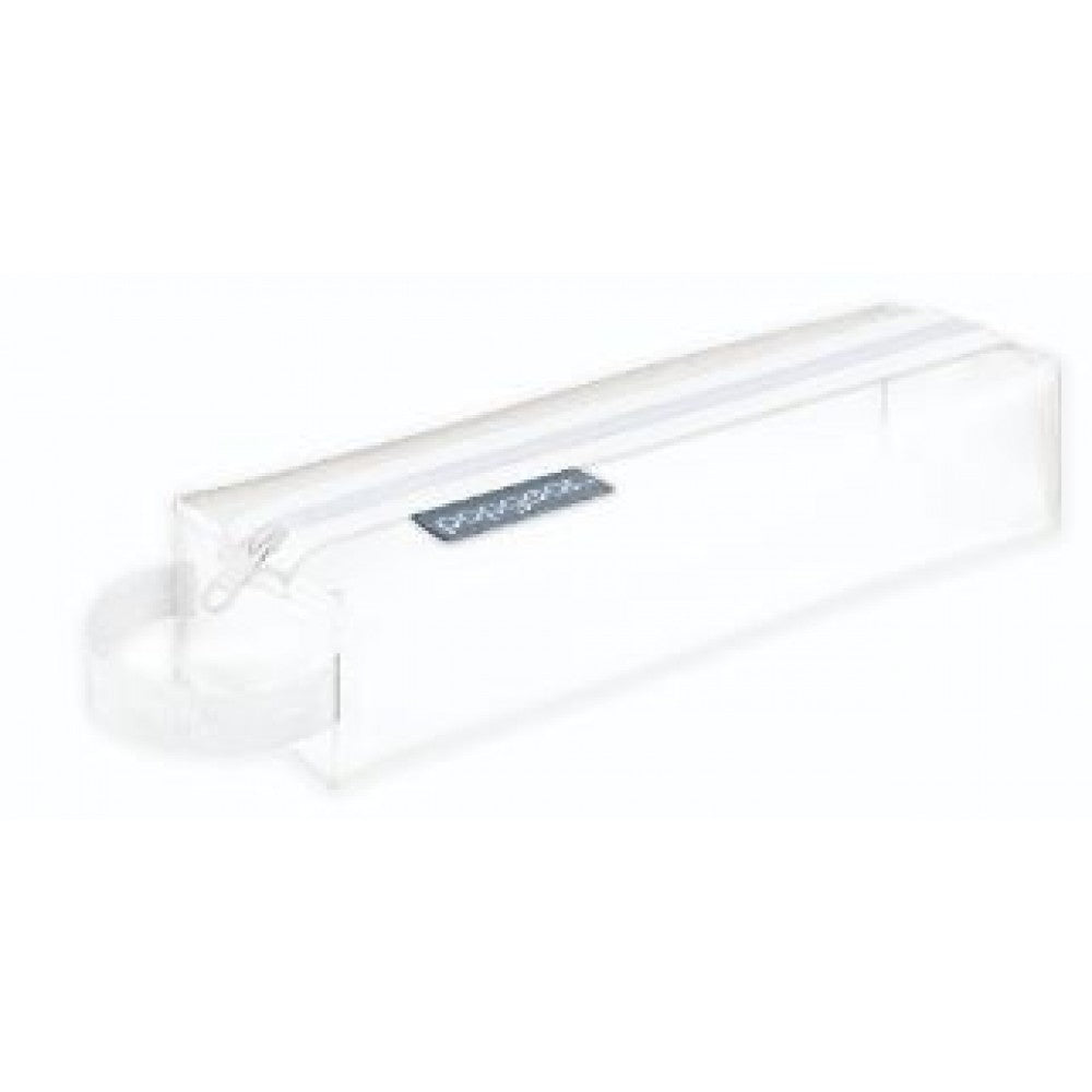 FOLDERMATE POPGEAR SERIES PVC CARRY POUCH 22 x 6.5CM CLEAR