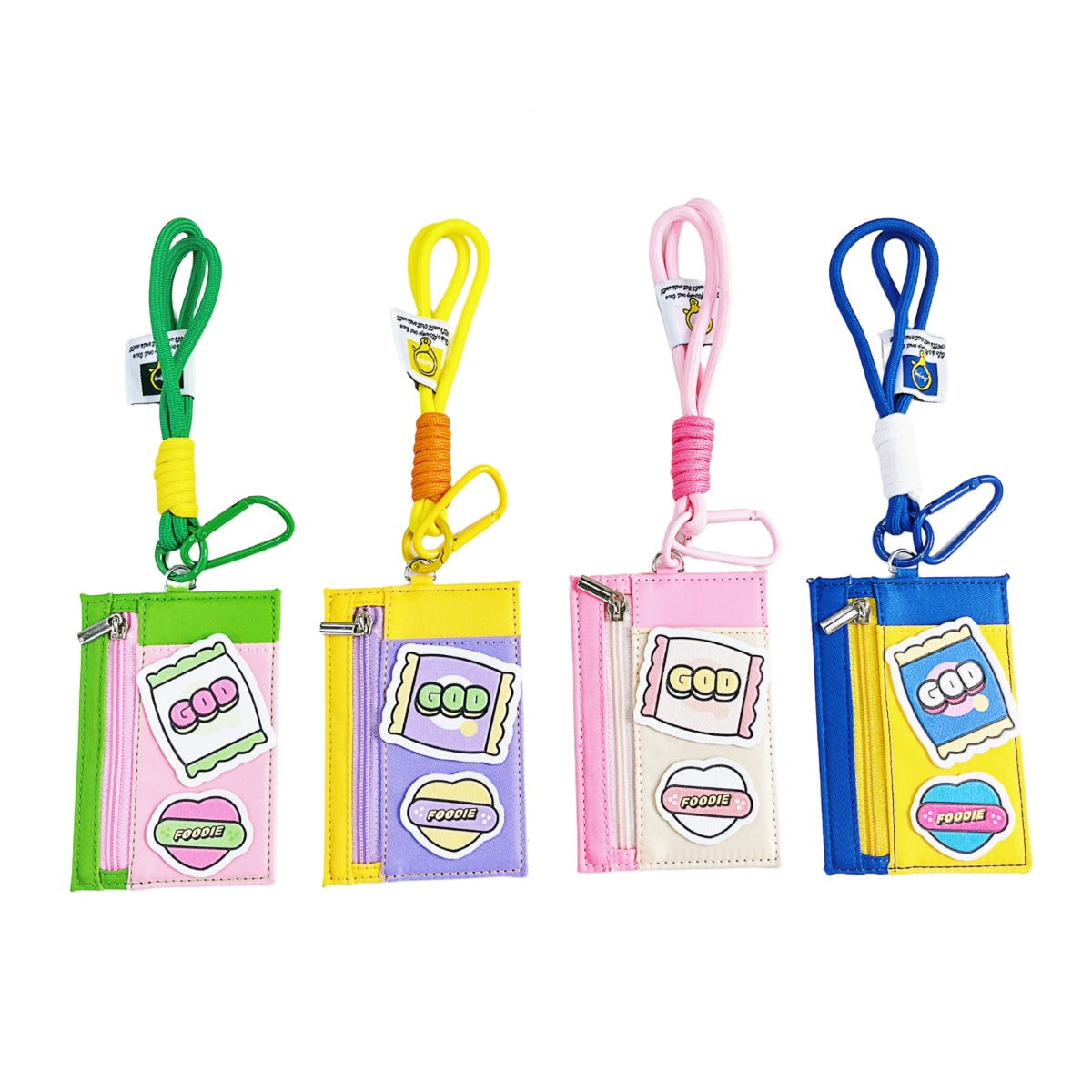 Card Holder Zip Pouch With Strap