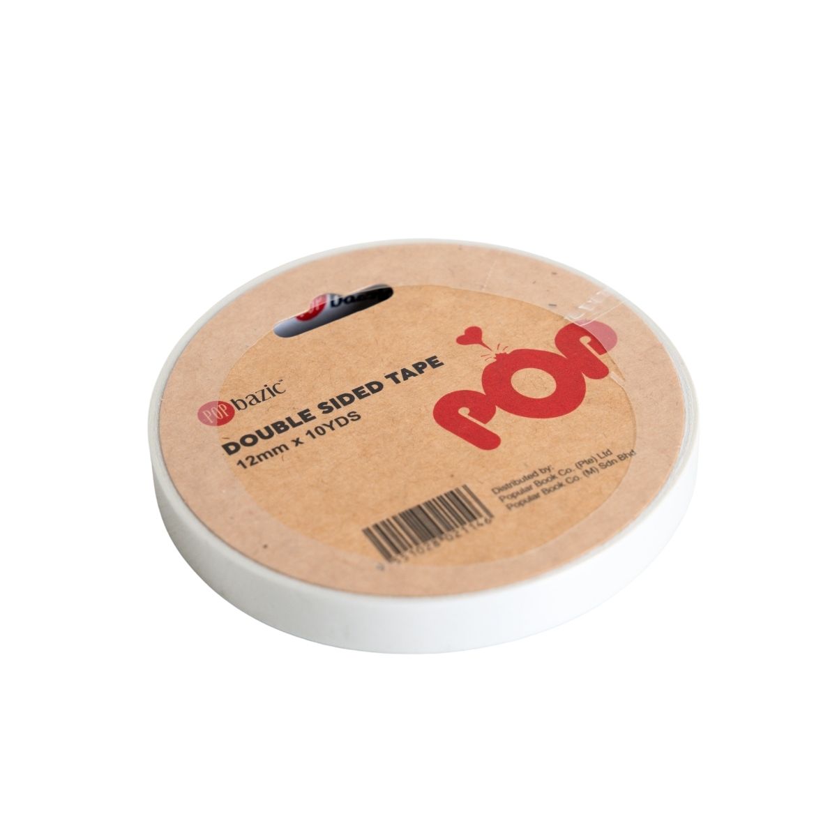 Pop Bazic Double-Sided Tape 12mm x 10 Yards