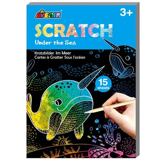 AVENIR MINI SCRATCH BOOK UNDER THE SEA