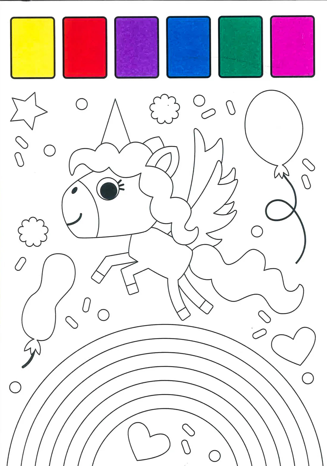 Magic Water Book: Unicorn Sparkle