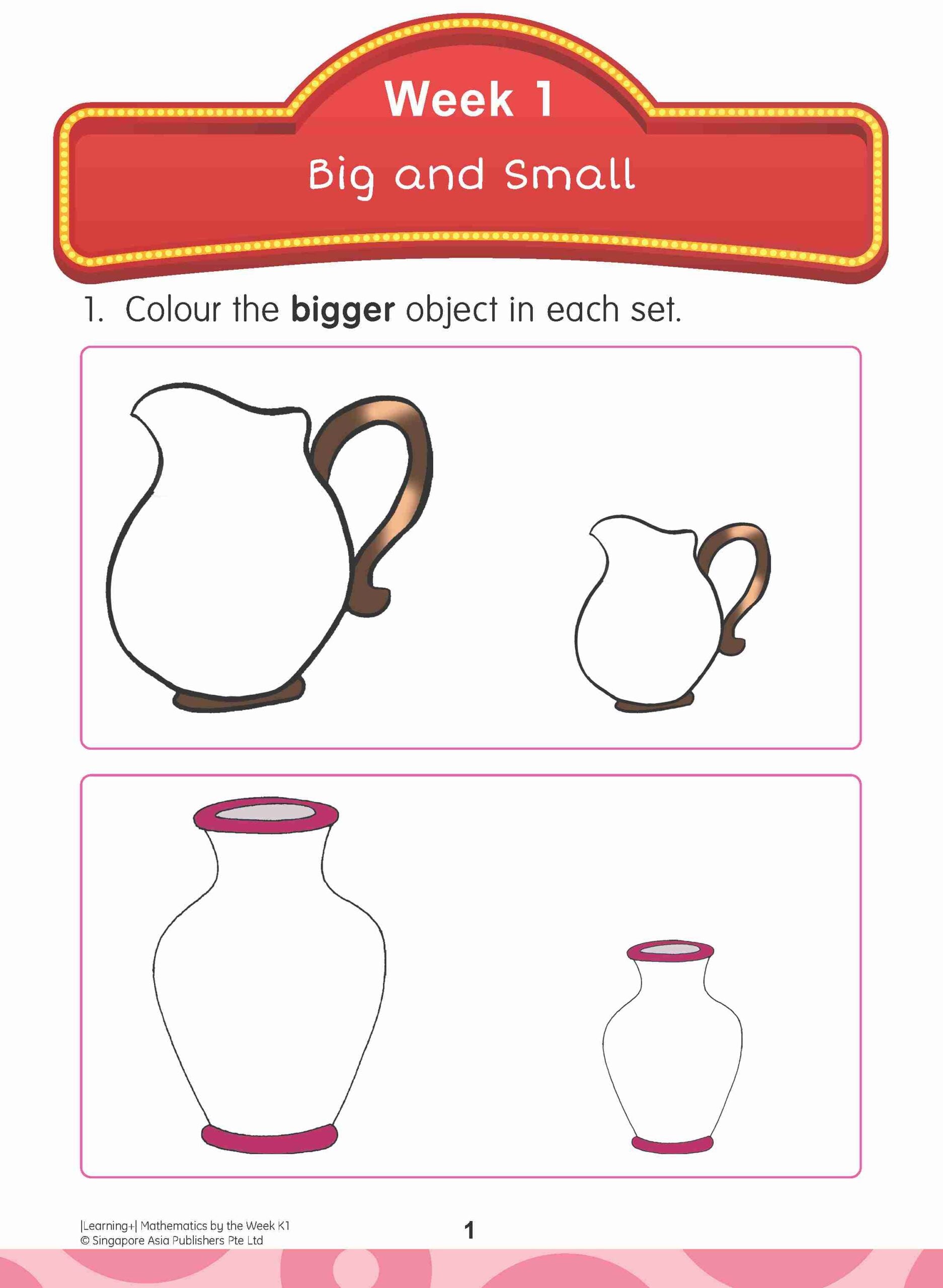 K1 LEARNING+ MATHEMATICS by the WEEK