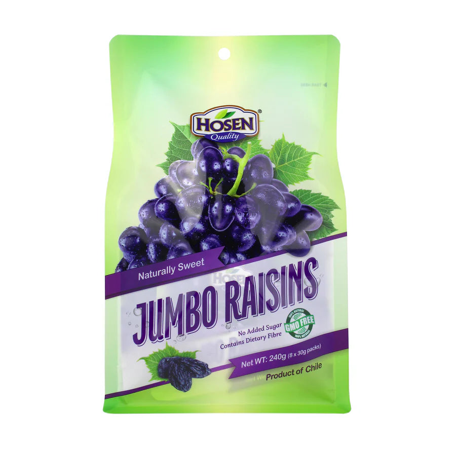 Hosen Jumbo Raisins 8's X 30g