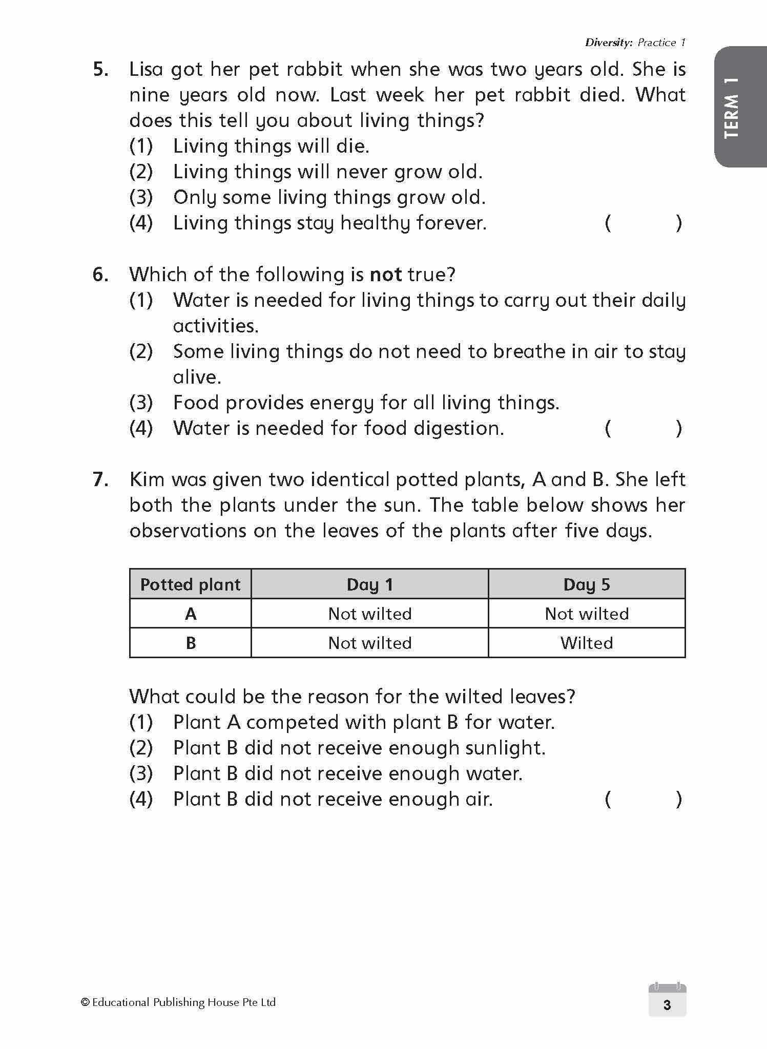 Primary 3 Science Weekly Revision (3rd Edition)