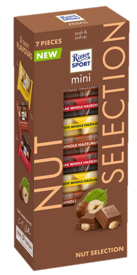 Ritter Sport Mini 7's Nut Sel Tower 116g