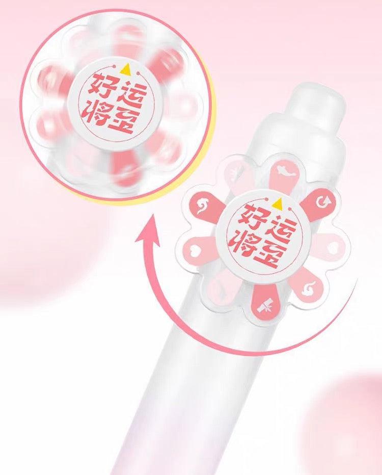 Lucky Coming Silent Retractable Gel Pen 0.5mm – 4 Assorted Colour 
