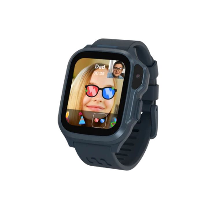 myFirst Fone S4 4G LTE Kids Smartwatch with GPS Tracking, Voice & Video Call, magiCode Messaging, and Parental Control - Space Blue