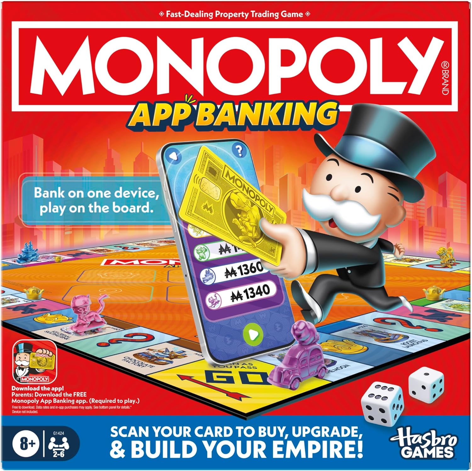 HASBRO MONOPOLY APP BANKING