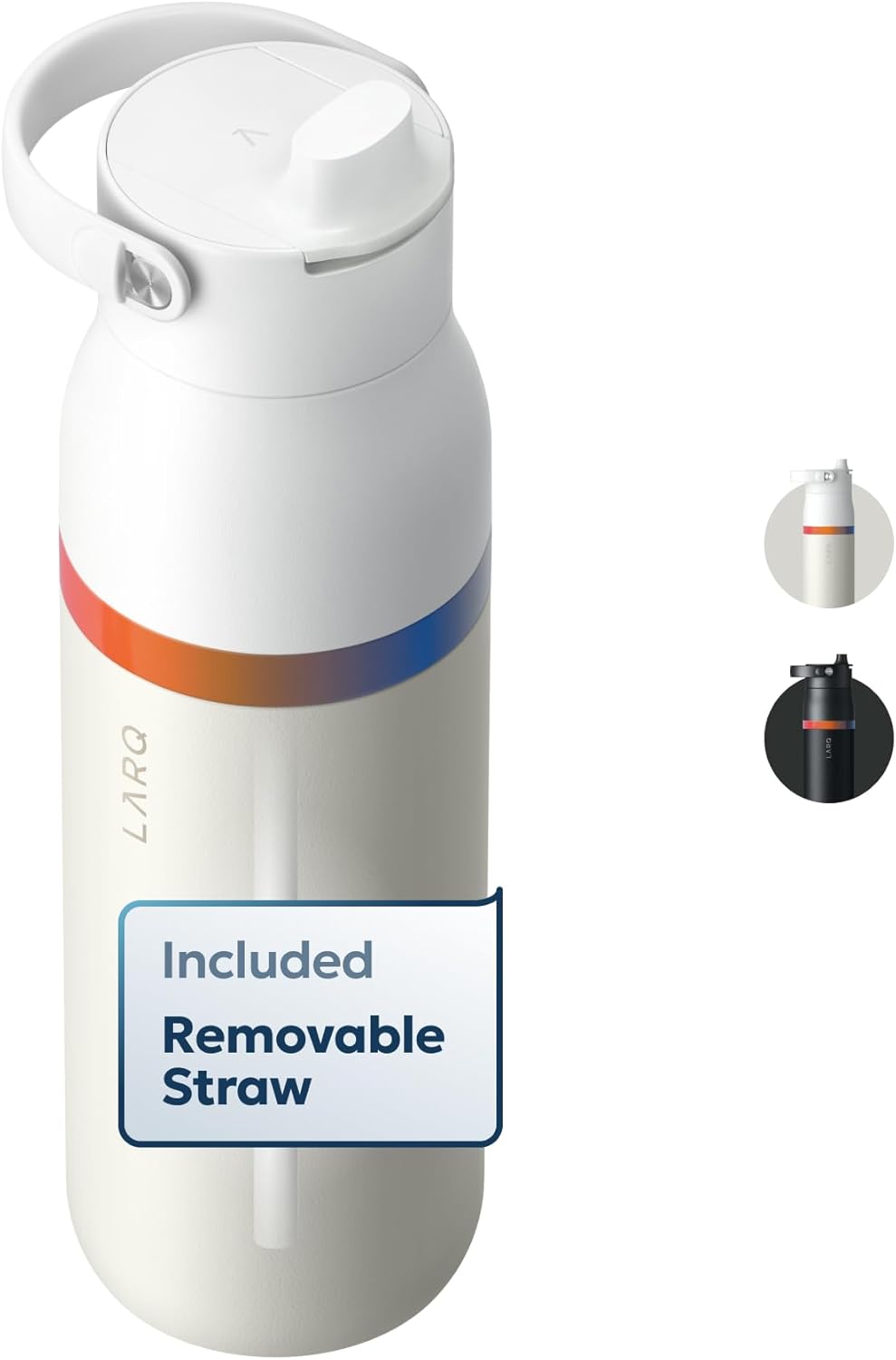 Bottle Larq Swig Top 680ml / 23oz - Granite White