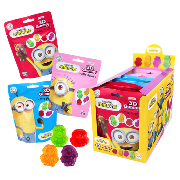 MINIONS 3D GUMMY 55G