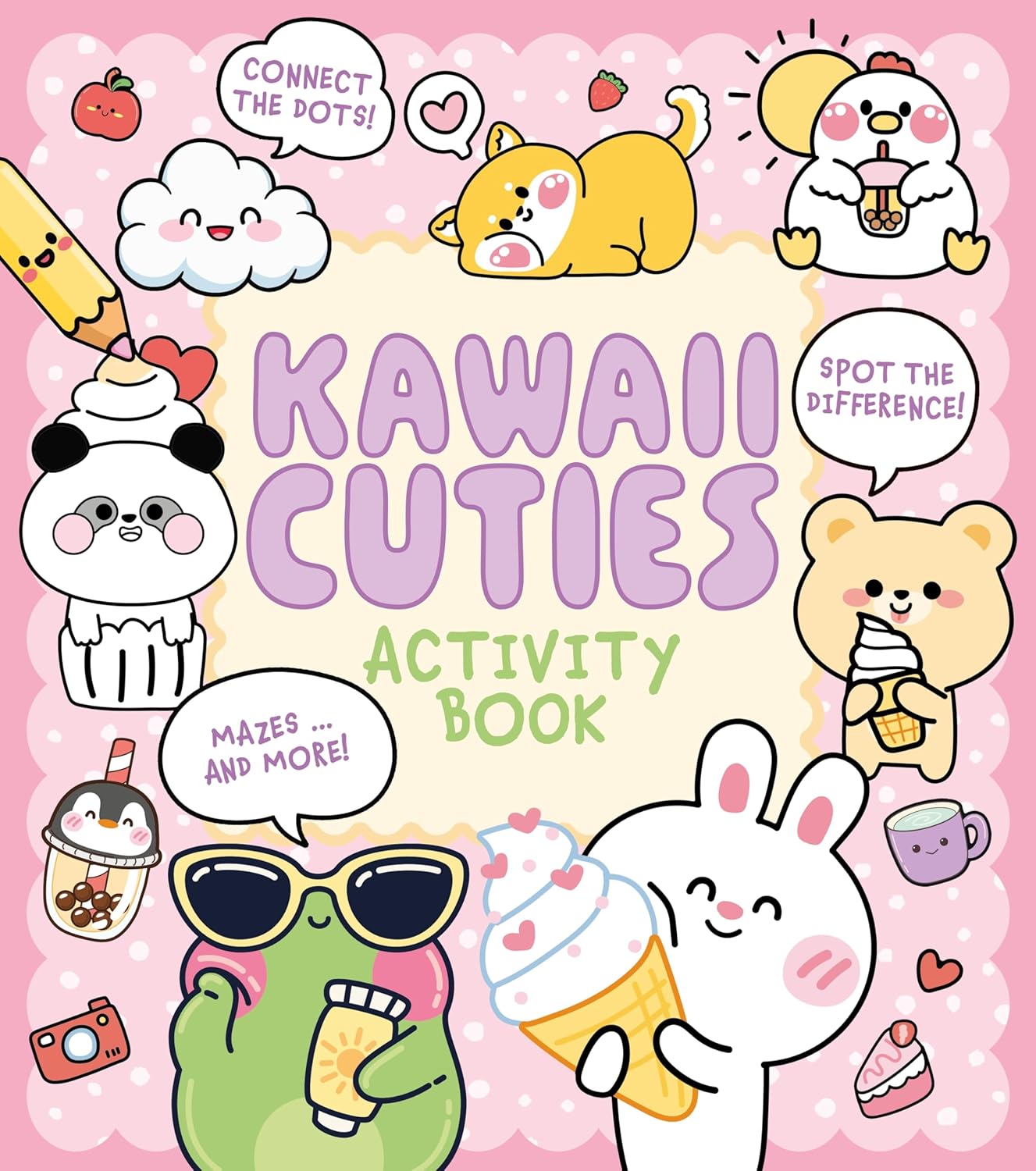 Kawaii Cuties Activity Book (Paperback)