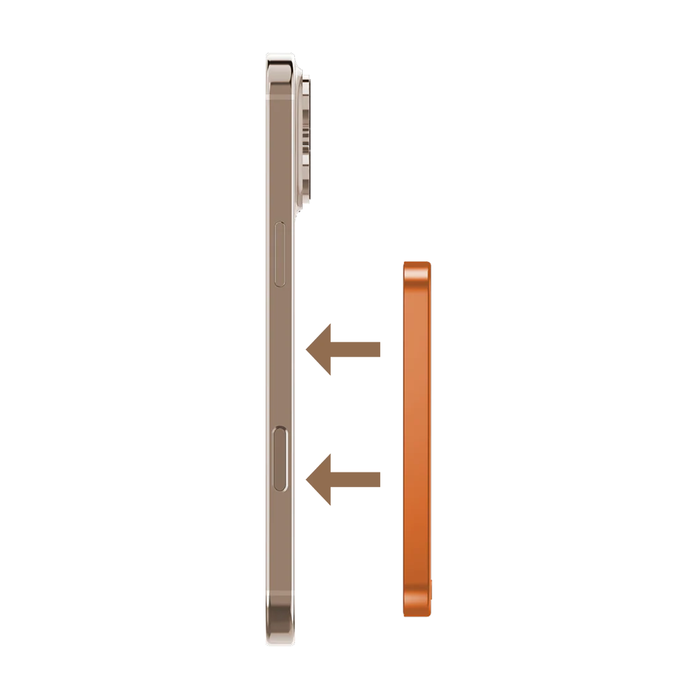 Momax IP116AM Q.MAG x Magnetic Wireless Battery Pack 5000mAh - Orange