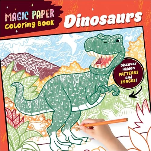 Dinosaurs (Magic Paper Coloring Book)