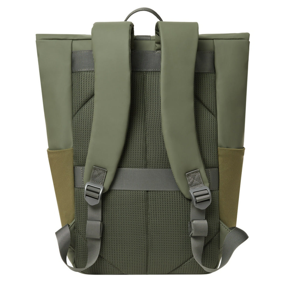 Rivacase 7826 Eden-ECO 17L Roll Top Backpack - Olive Green