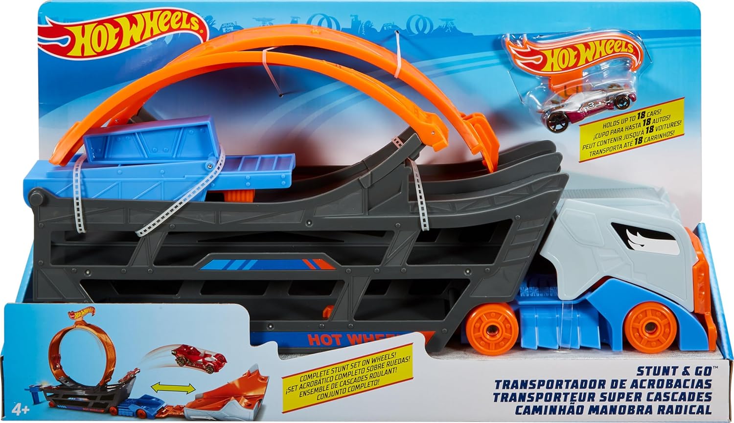 MATTEL HOT WHEELS STUNT AND GO TRACK PLAYSET