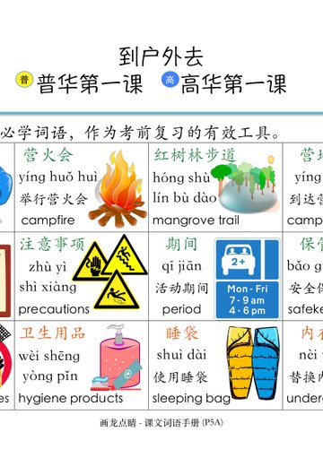 P5A 画龙点睛-普华/高级课文词语手册