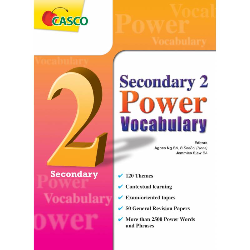 Secondary 2 Power Vocabulary