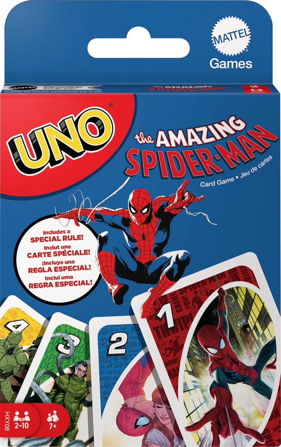 MATTEL UNO THE AMAZING SPIDERMAN CARD GAME