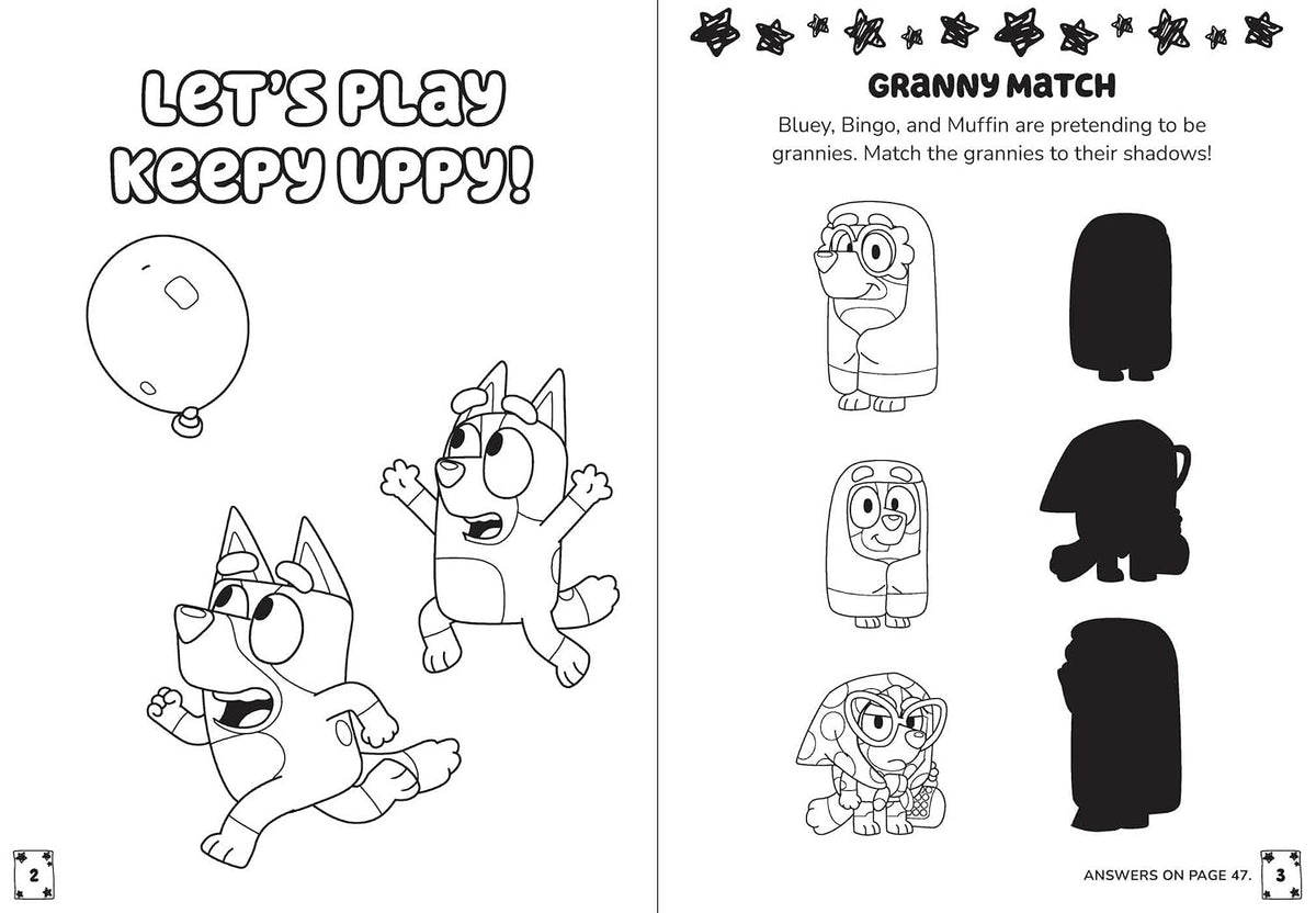 Bluey: Muffin's World (Color & Activity with Crayons) Paperback