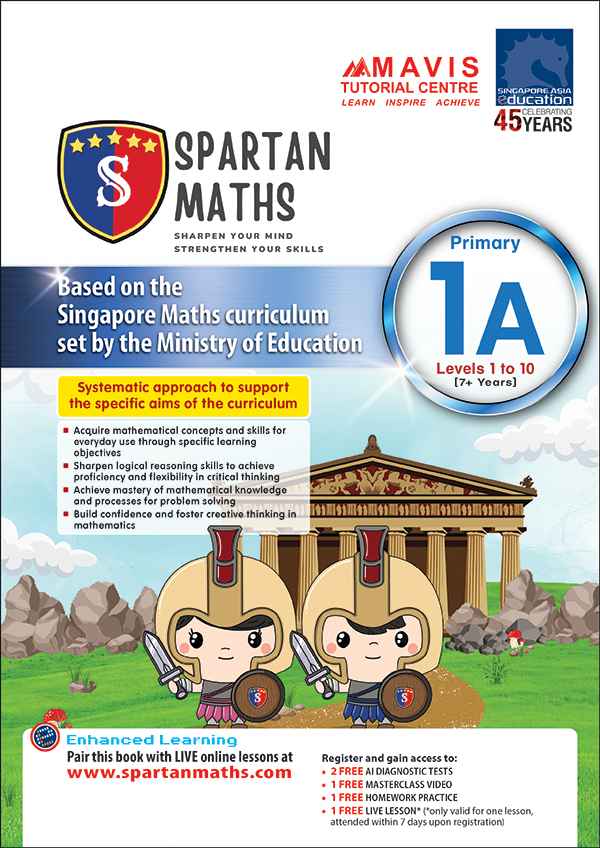 Primary 1A Spartan Maths (Levels 1 to 10)