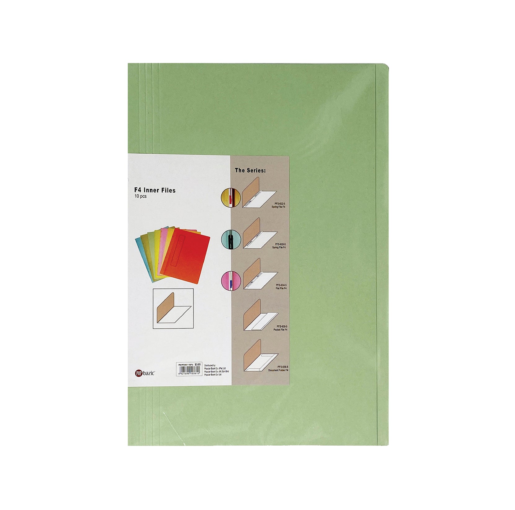 POP BAZIC Inner File F4 10s – Popular Book Company Pte Ltd