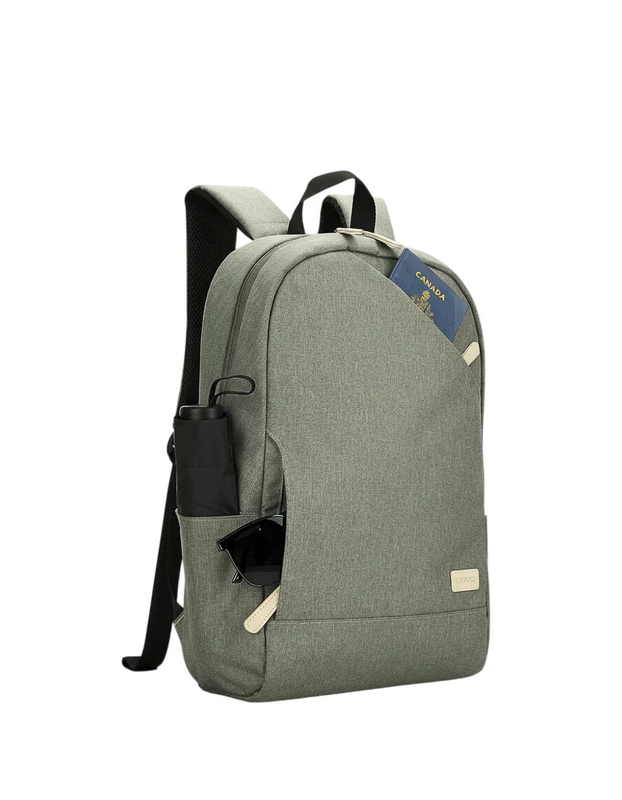 AGVA Urban Denim Laptop Backpack 15.6" LTB399 - Light Grey
