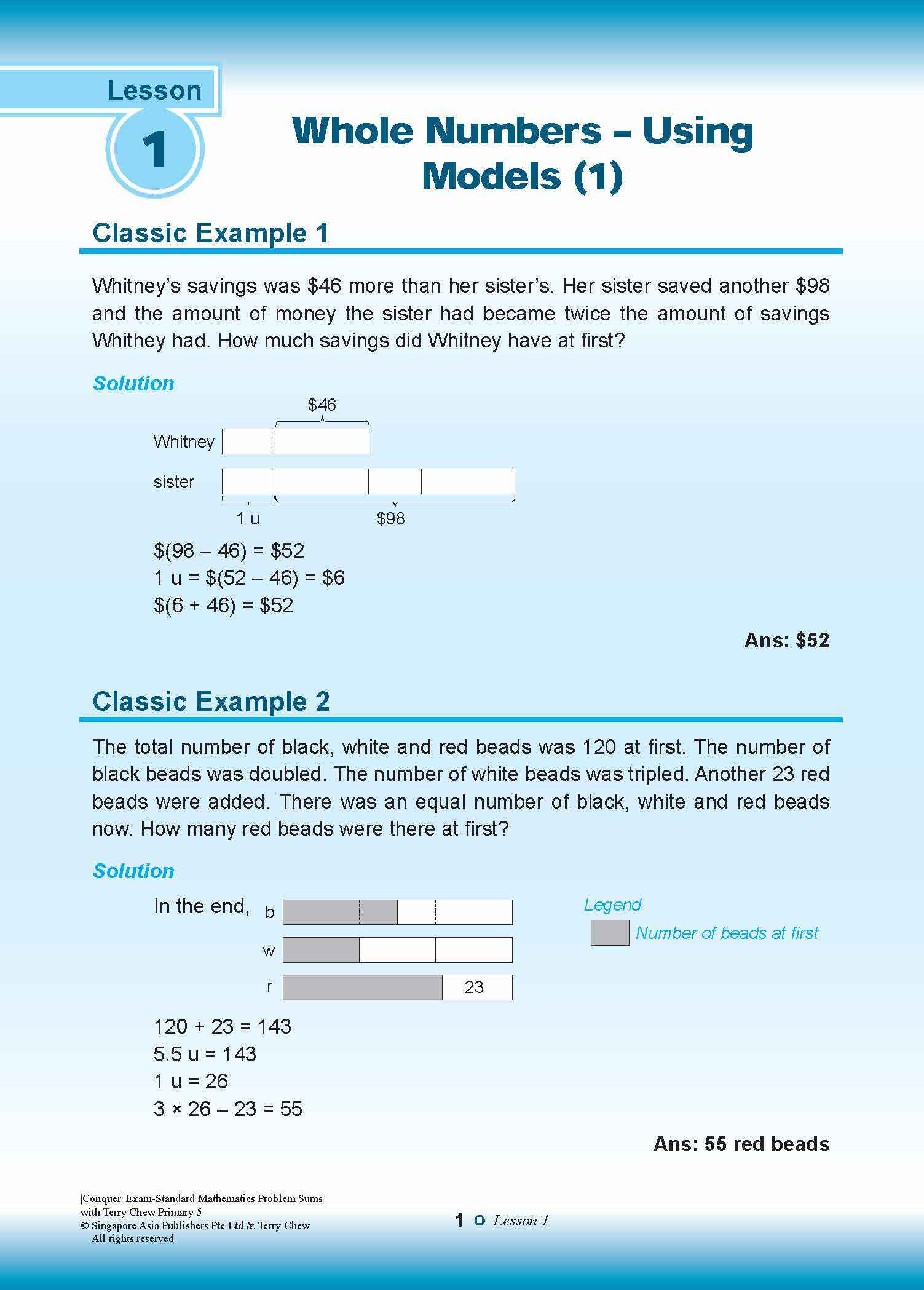 Primary 5 Conquer EXAM-STANDARD Mathematics PROBLEM SUMS with Terry Ch ...