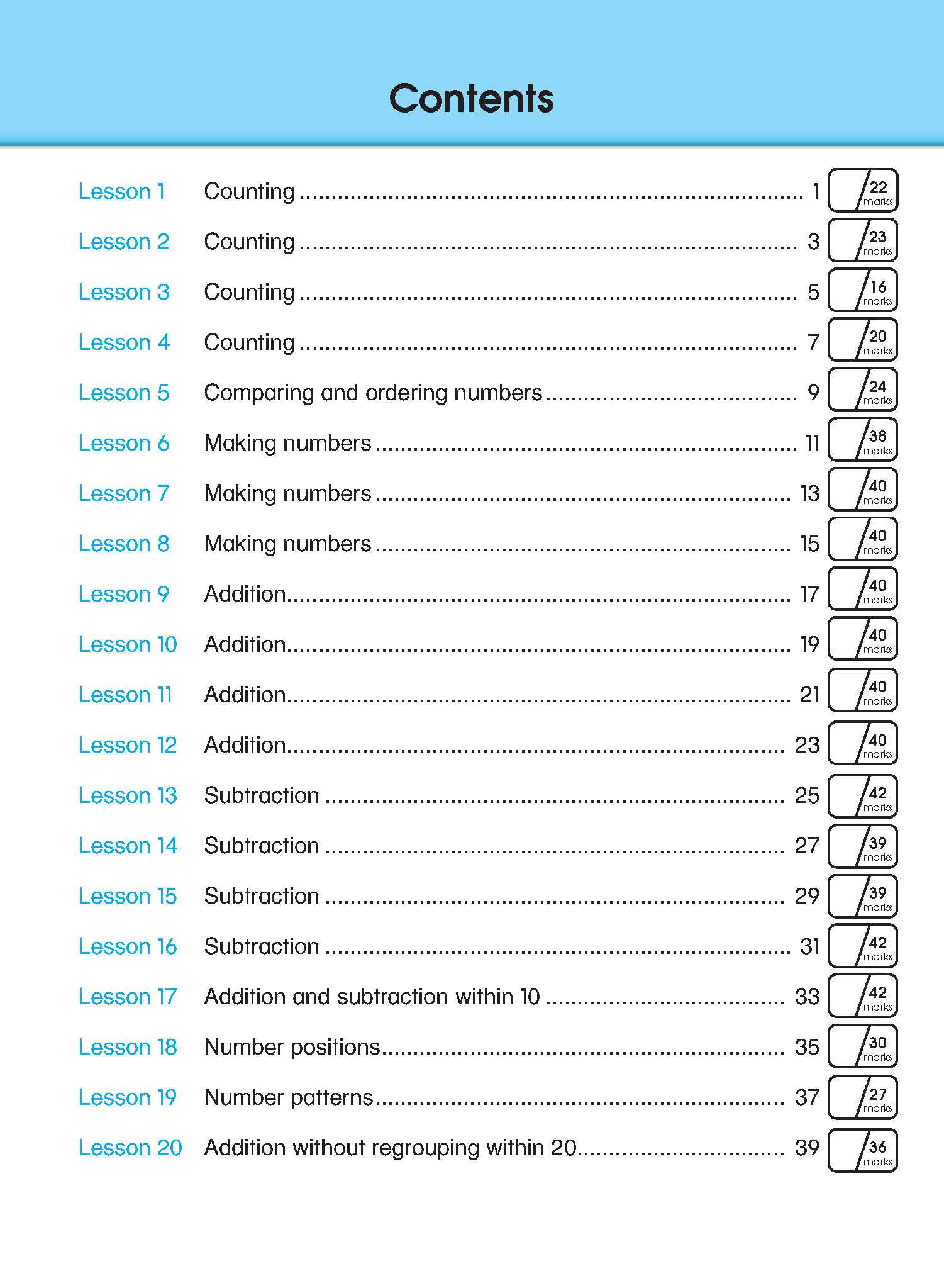Primary 1 Learning+ Mathematics by the Minute Workbook 1 - 2nd Edition