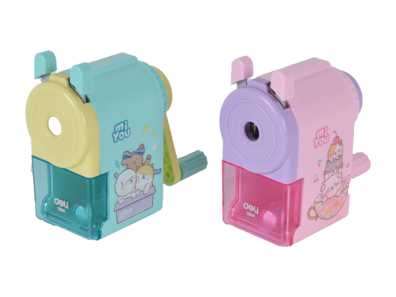 DELI MINI TABLE SHARPENER (ASSORTED COLOURS)
