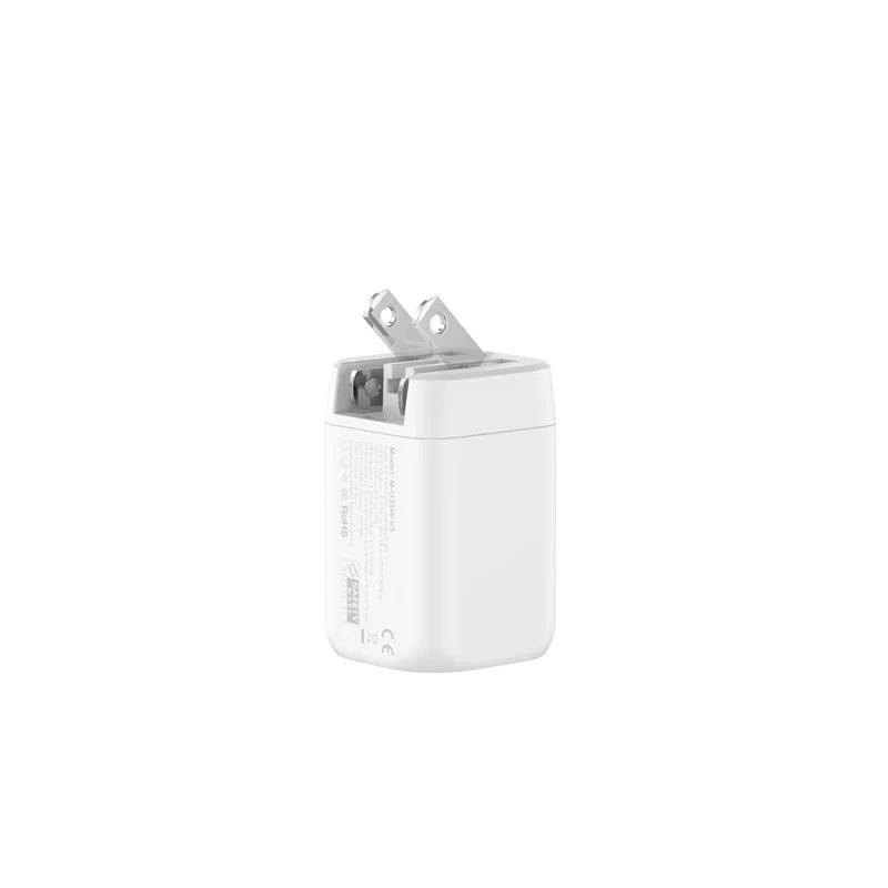 Mazer PD35W Travel Adapter with Changeable Plugs - White