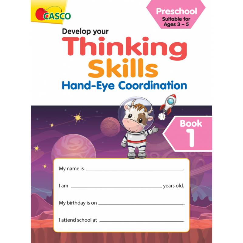 Preschool Develop Your Thinking Skills Book 1: Hand-Eye Coordination