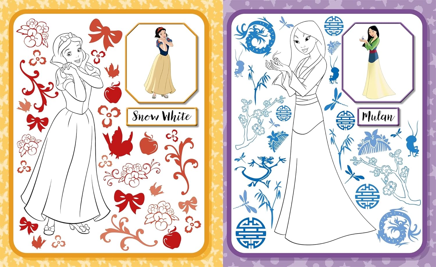 Disney Princess: 5 in 1 Colouring (Paperback)