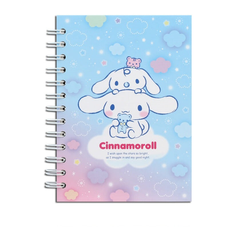 Sanrio Cinnamoroll B6 Spiral Hard Cover Notebook