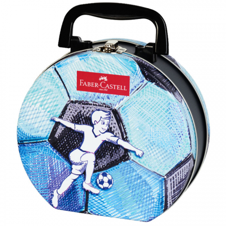 Faber-Castell Connector Pen in Soccer Gift Tin, Set of 33-155538