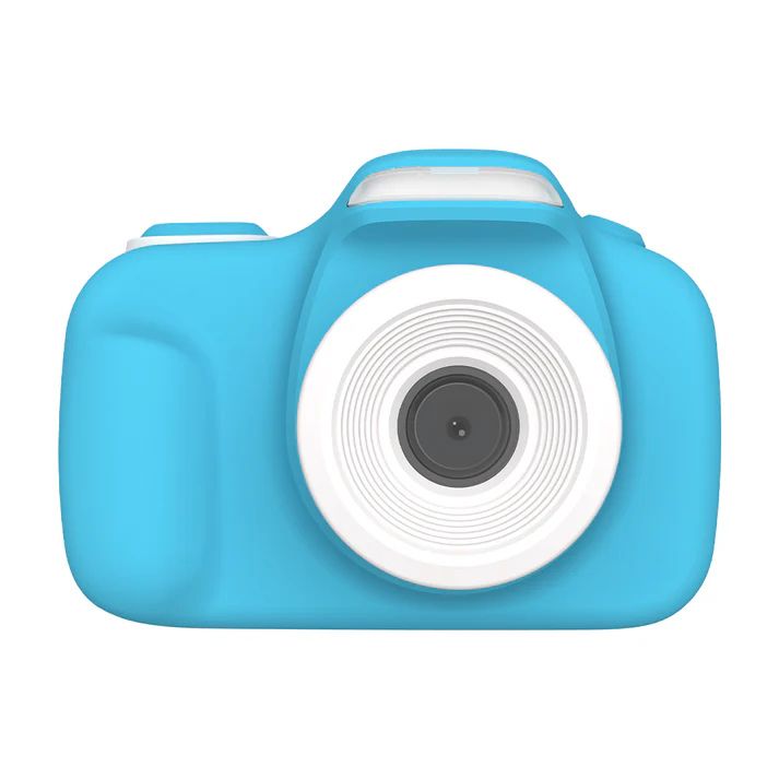 myFirst Camera 3 - Dual Lens Mini Camera for Boys and Girls Free Shockproof Case and Neck Lanyard - Blue