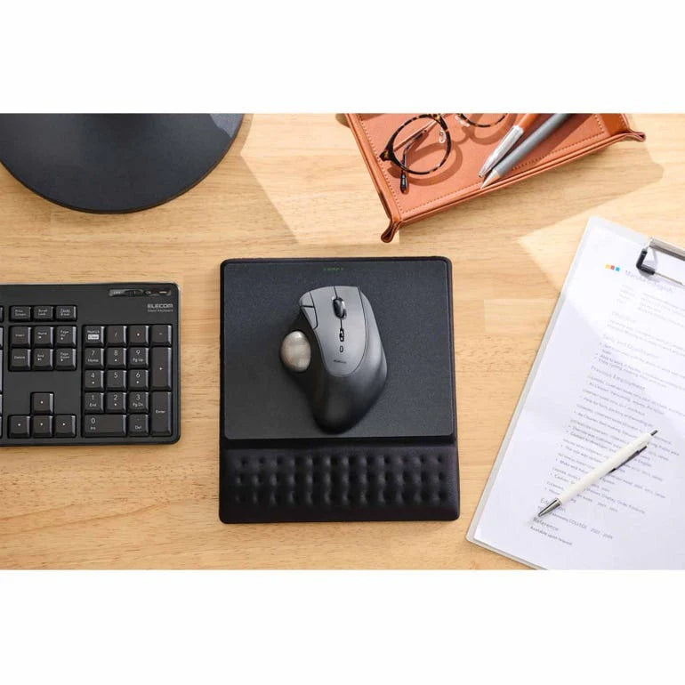 Elecom MP-CF096WBK COMFY Wide MousePad with Integrated Wristrest
