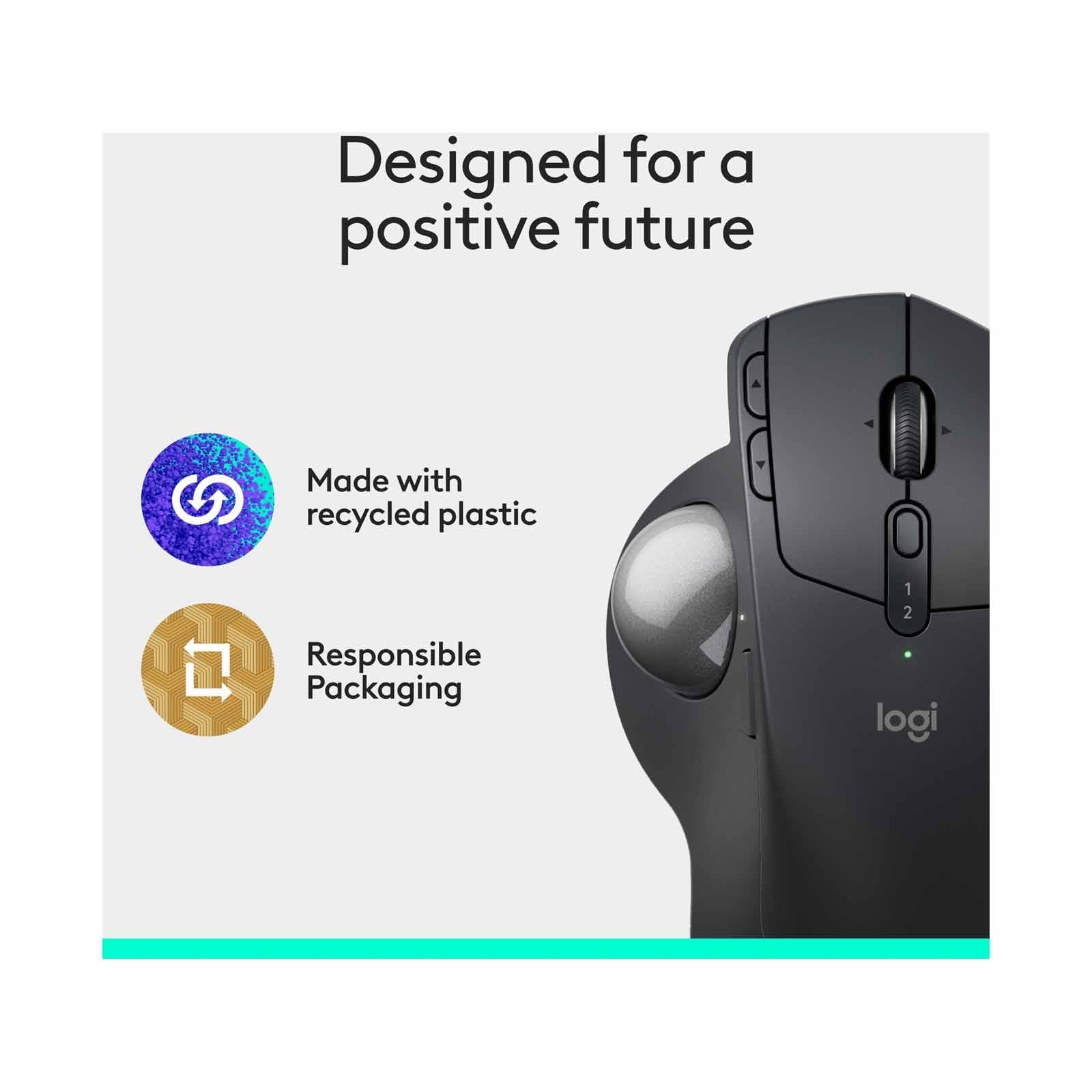 Logitech MX Ergo S - Wireless Trackball Mouse