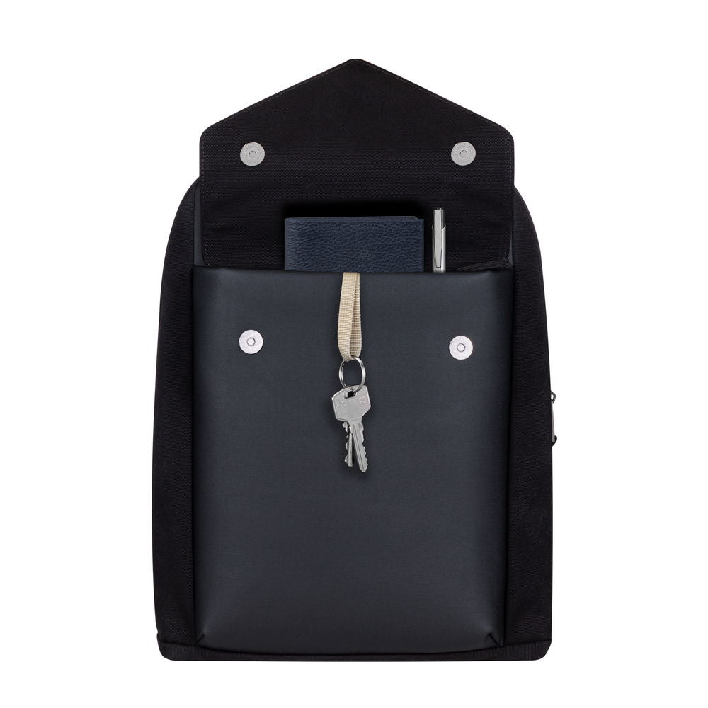 Rivacase 8524 Canvas Backpack - Black