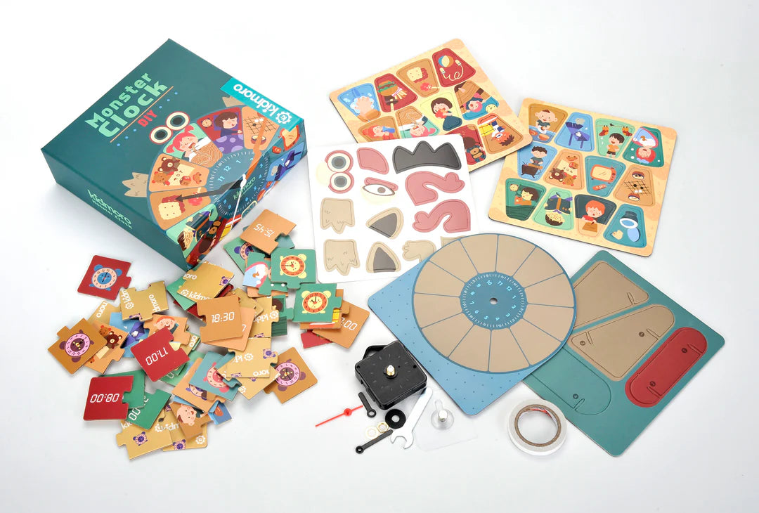 KIDMORO MONSTER CLOCK DIY GAME