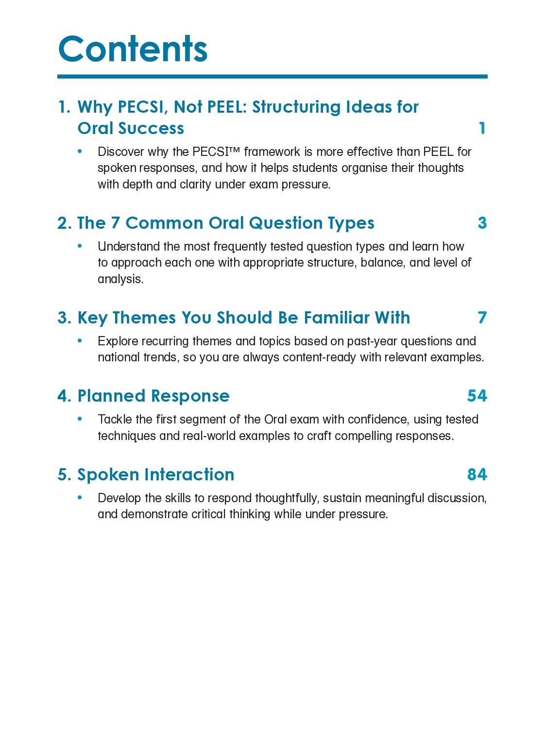 Mastering G3 O-Level English Oral Communication