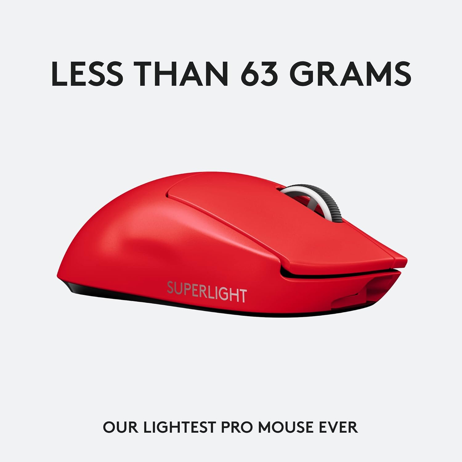 Logitech G Pro X Superlight Gaming Mouse Red