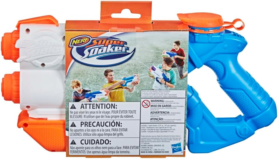 HASBRO NERF SUPER SOAKER TWIN TIDE WATER BLASTER
