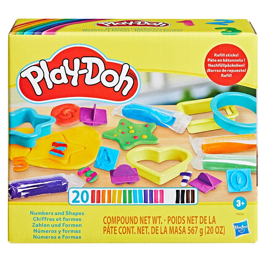 HASBRO PLAYDOH NUMBERS AND SHAPES PLAYSET