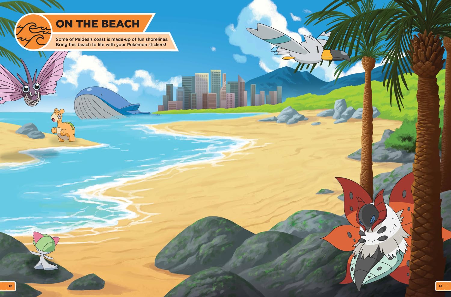 Pokemon: Welcome To Paldea Sticker Activity