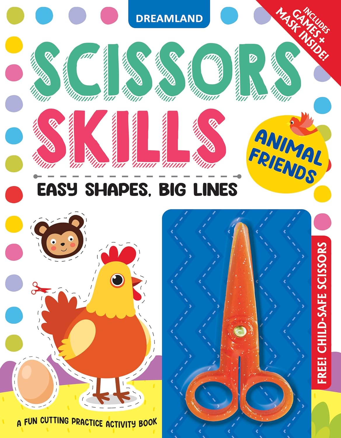 Scissors Skills Activity Book - Animal Friends