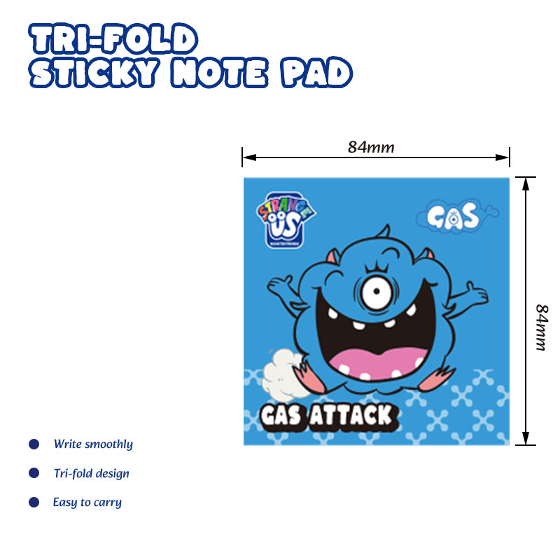 Strange Us 3-Fold Sticky Notes