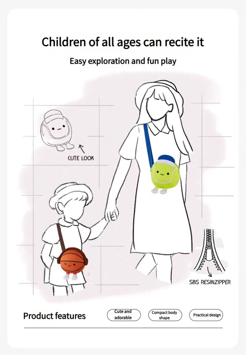 KID SLING BAG BASKETBALL