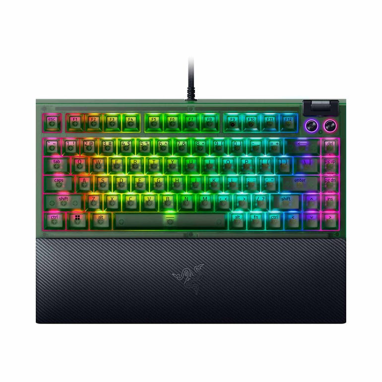 Razer Blackwidow V4 75% - Phantom Green Edition